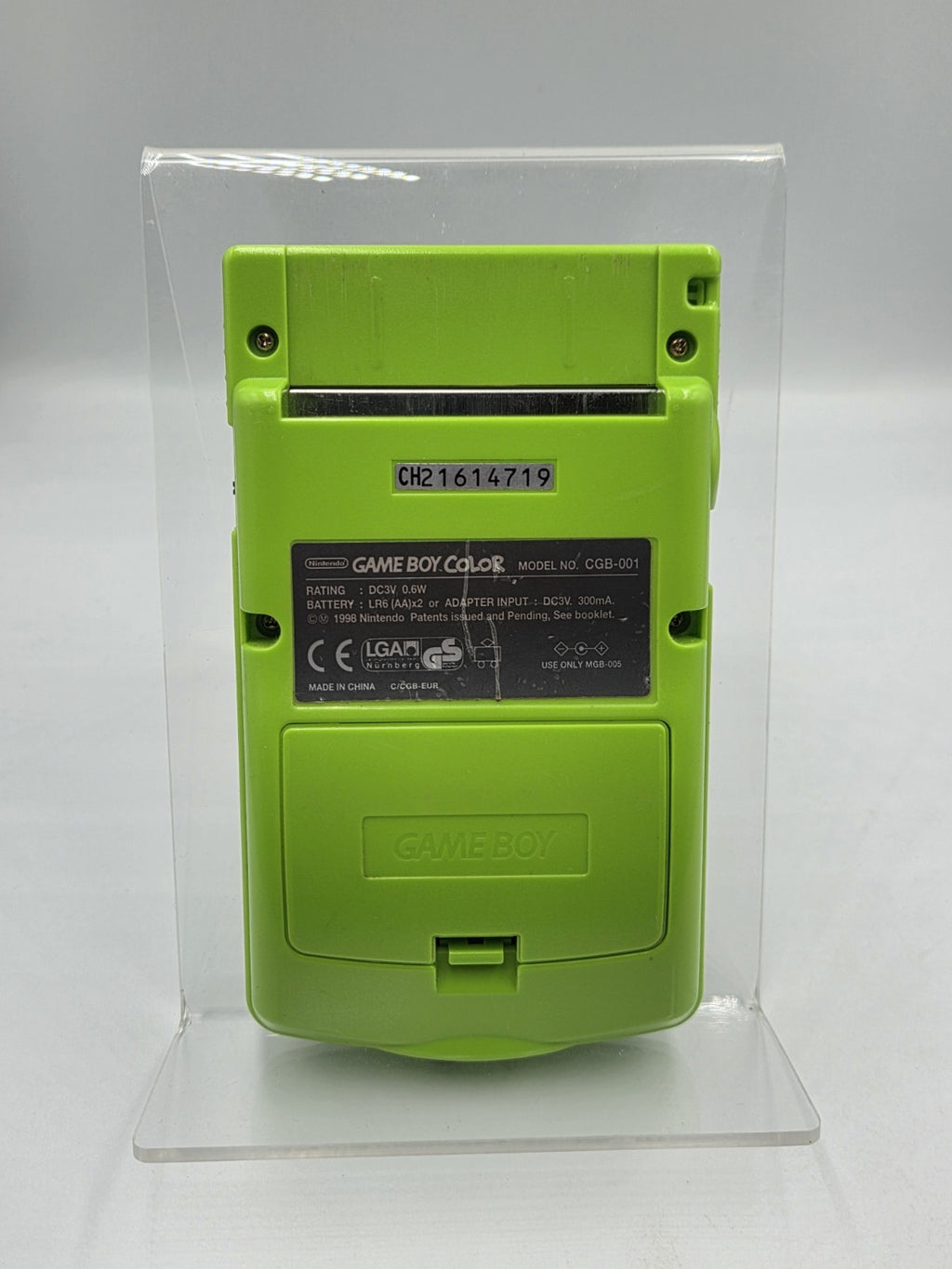 Nintendo Game Boy Color OVP Console Konsole EUR Neon Grün Lime Green 