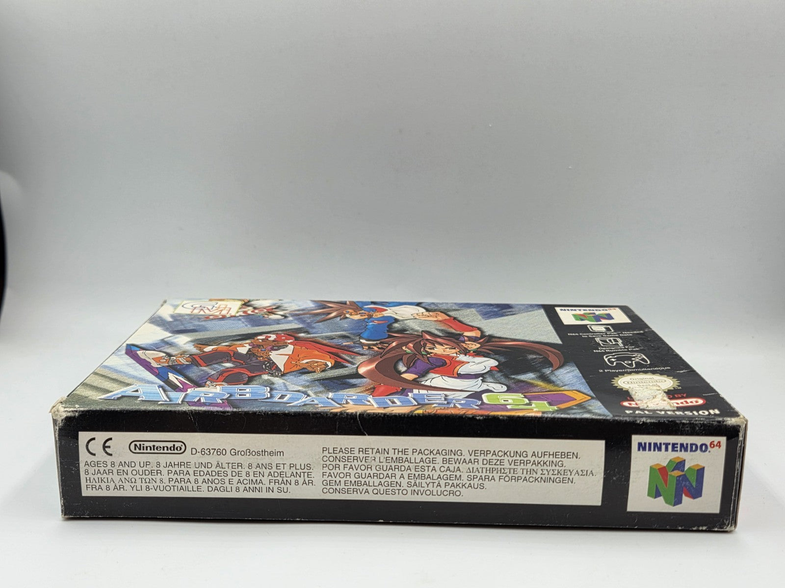 N64 Nintendo 64 Airboarder64 mit OVP und Anleitung EUR