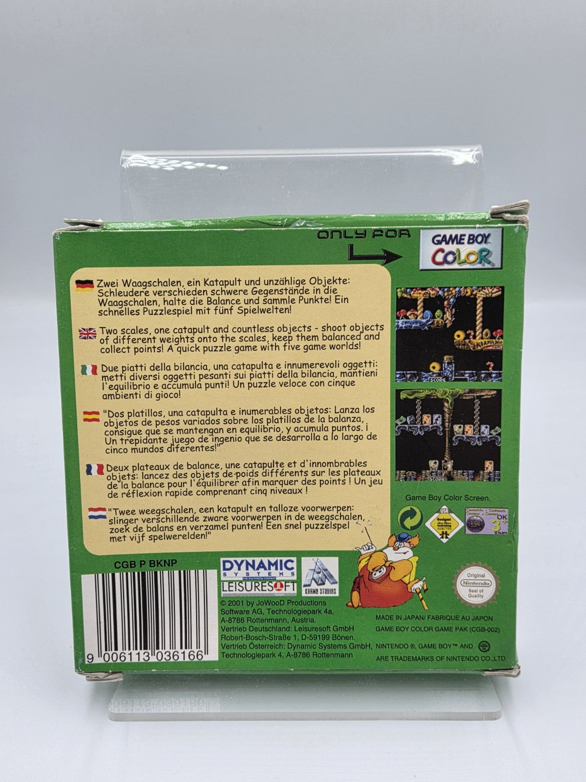 Nintendo Game Boy Color Keep The Balance mit OVP und Anleitung  EUR