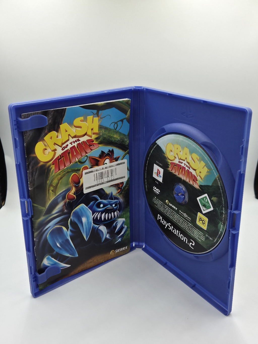 PS2 Playstation 2 Spiel Crash of The Titans mit OVP und Anleitung Deutsch