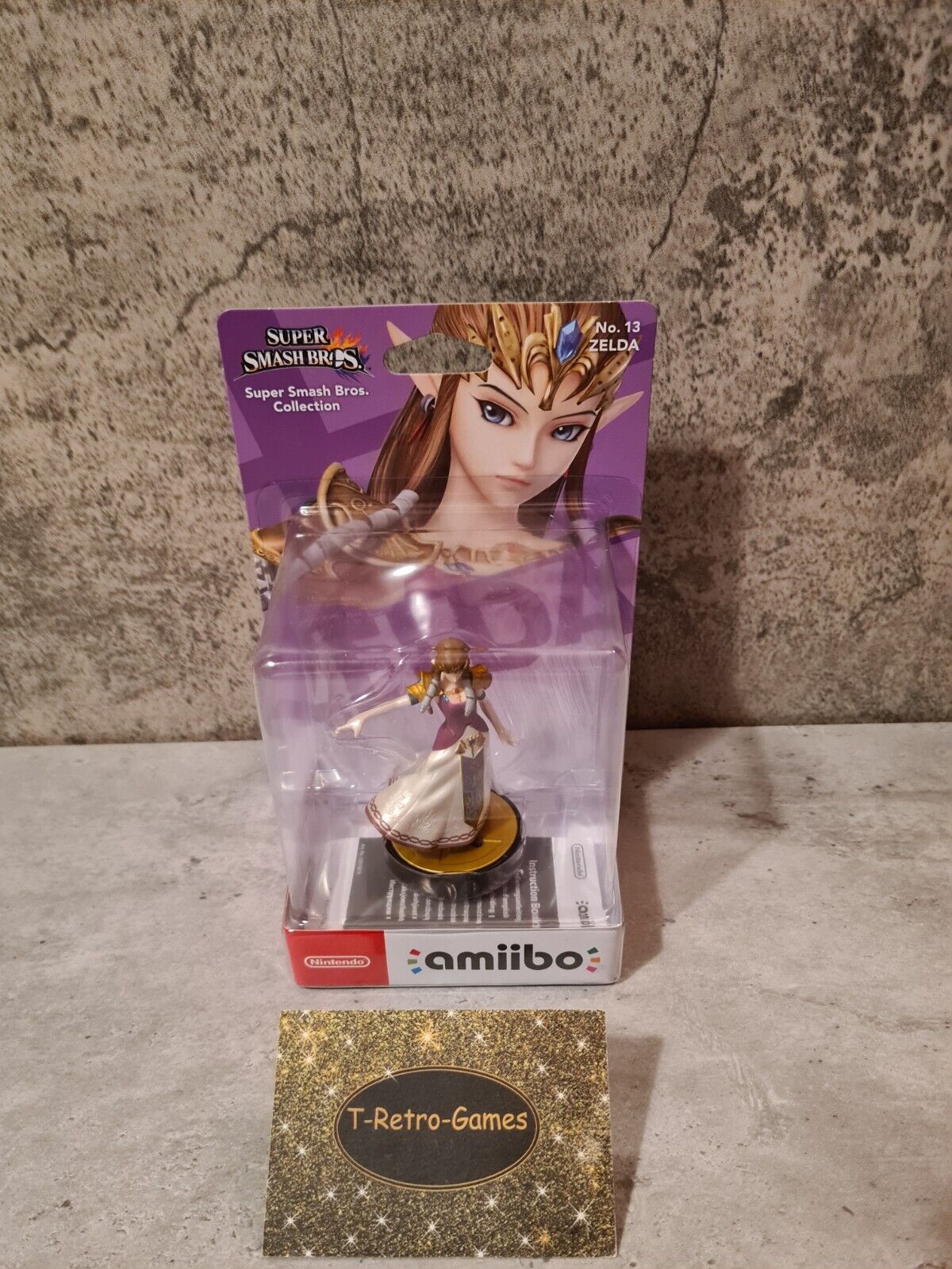 Amiibo Sammlerfigur Super Smash Bros. Collection Zelda NO. 13 Neu New Sealed - T-Retro-Games 