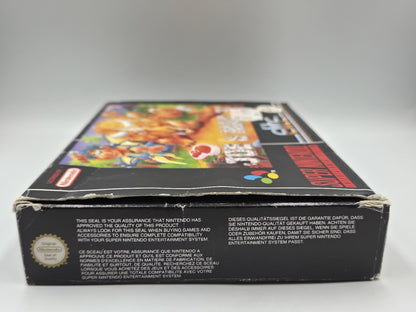 SNES Super Nintendo Spiel Joe & Mac 3 mit OVP und Anleitung EUR