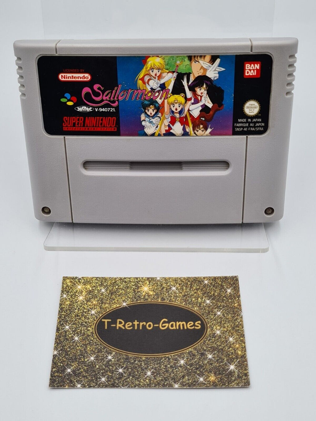 SNES Super Nintendo Sailor Moon Modul FRA/SFRA - T-Retro-Games 