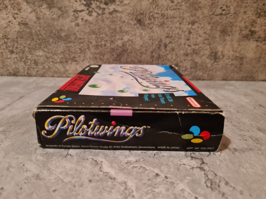SNES Super Nintendo Pilotwings mit OVP und Anleitung NOE - T-Retro-Games 