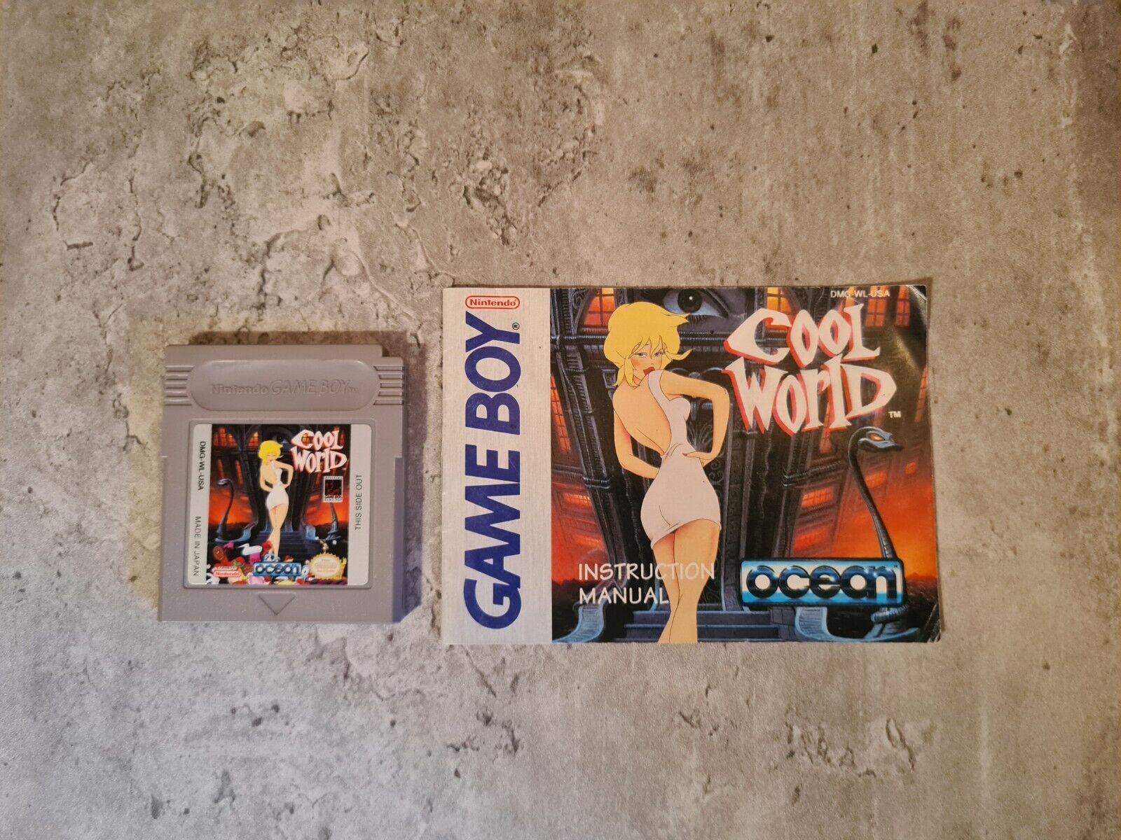 Nintendo Game Boy Classic Spiel Cool World mit OVP und Anleitung + Poster USA - T-Retro-Games 