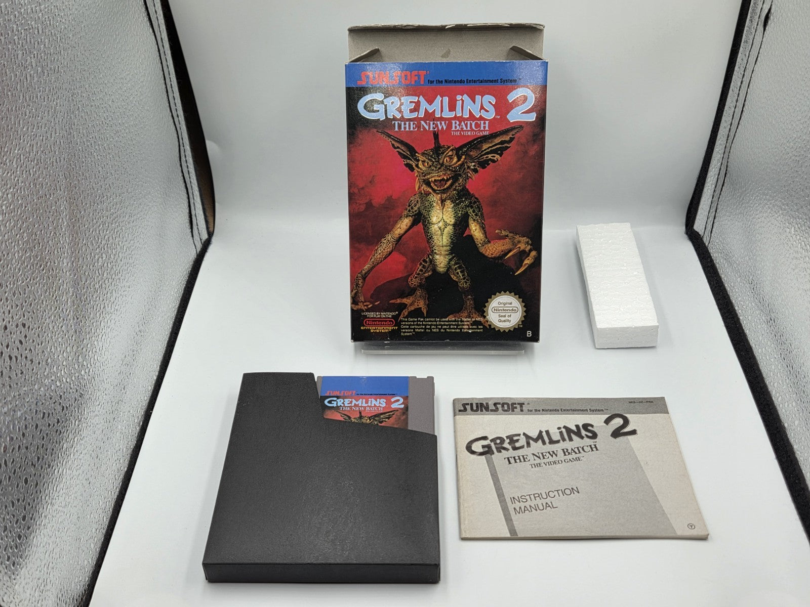 NES Gremlins 2 The New Batch The Video Game mit OVP und Anleitung FRA
