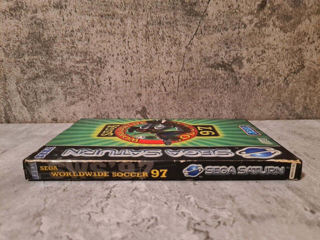 Sega Saturn Sega Worldwide Soccer 97 mit OVP und Anleitung Multi Language - T-Retro-Games 
