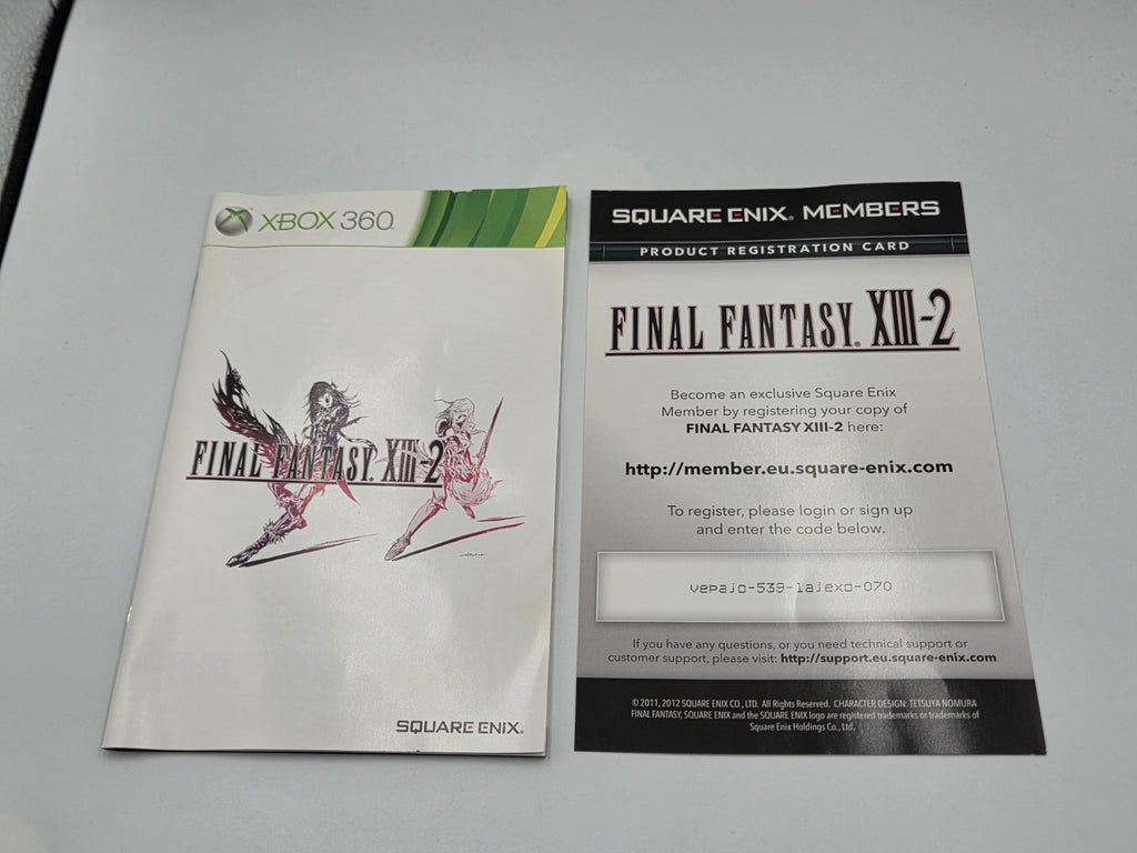 XBOX360 Final Fantasy XIII-2 mit OVP und Anleitung Deutsch - T-Retro-Games 