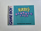 Game Boy Classic Kirby's Pinball Land Spielanleitung Instruction Booklet UKV
