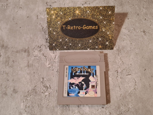 Nintendo Game Boy Classic Spiel We're Back! A Dinosaur's Story Modul USA - T-Retro-Games 