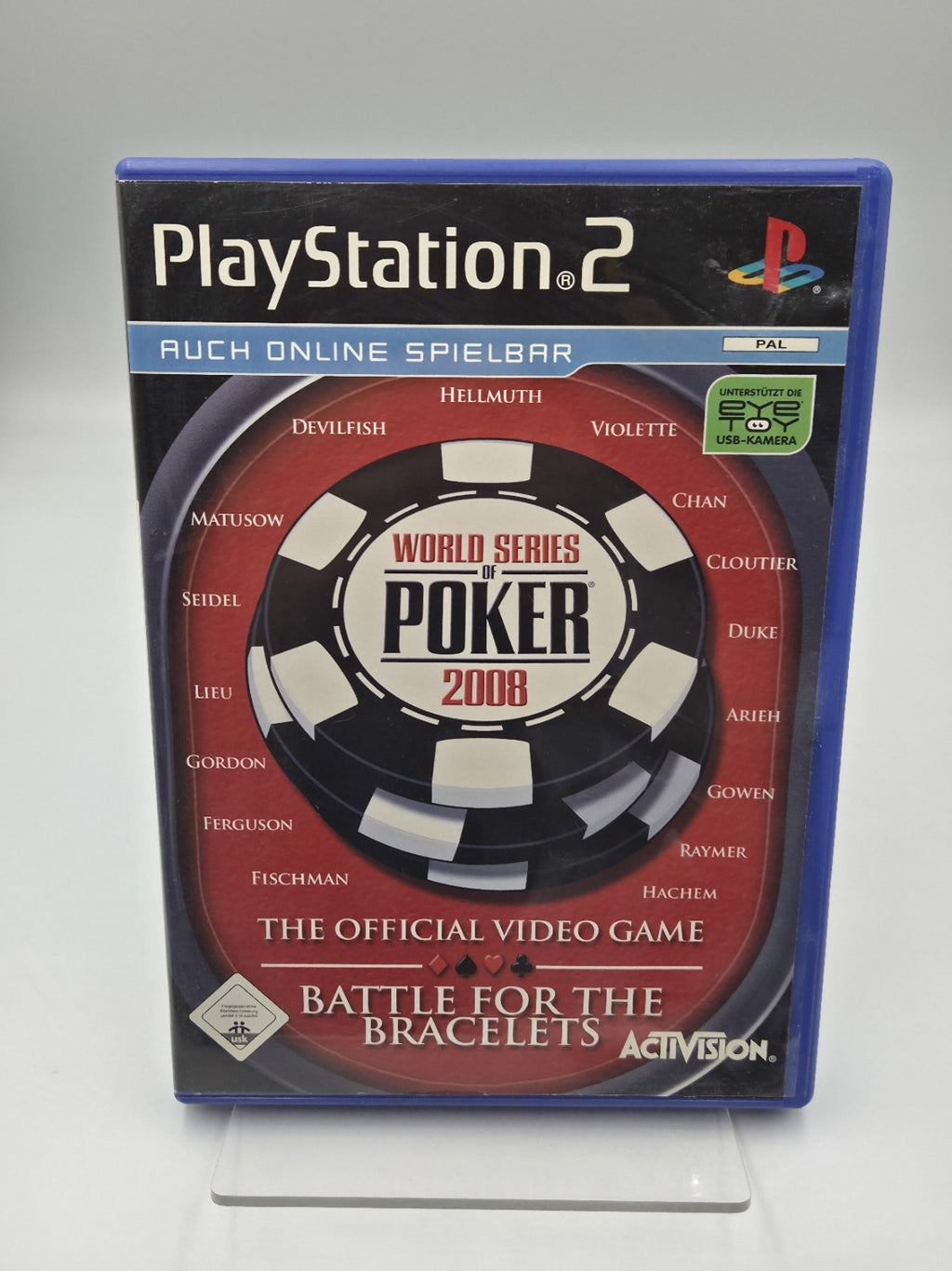 PS2 Playstation 2 Spiel World Series of Poker 2008 mit OVP und Anleitung Deutsch