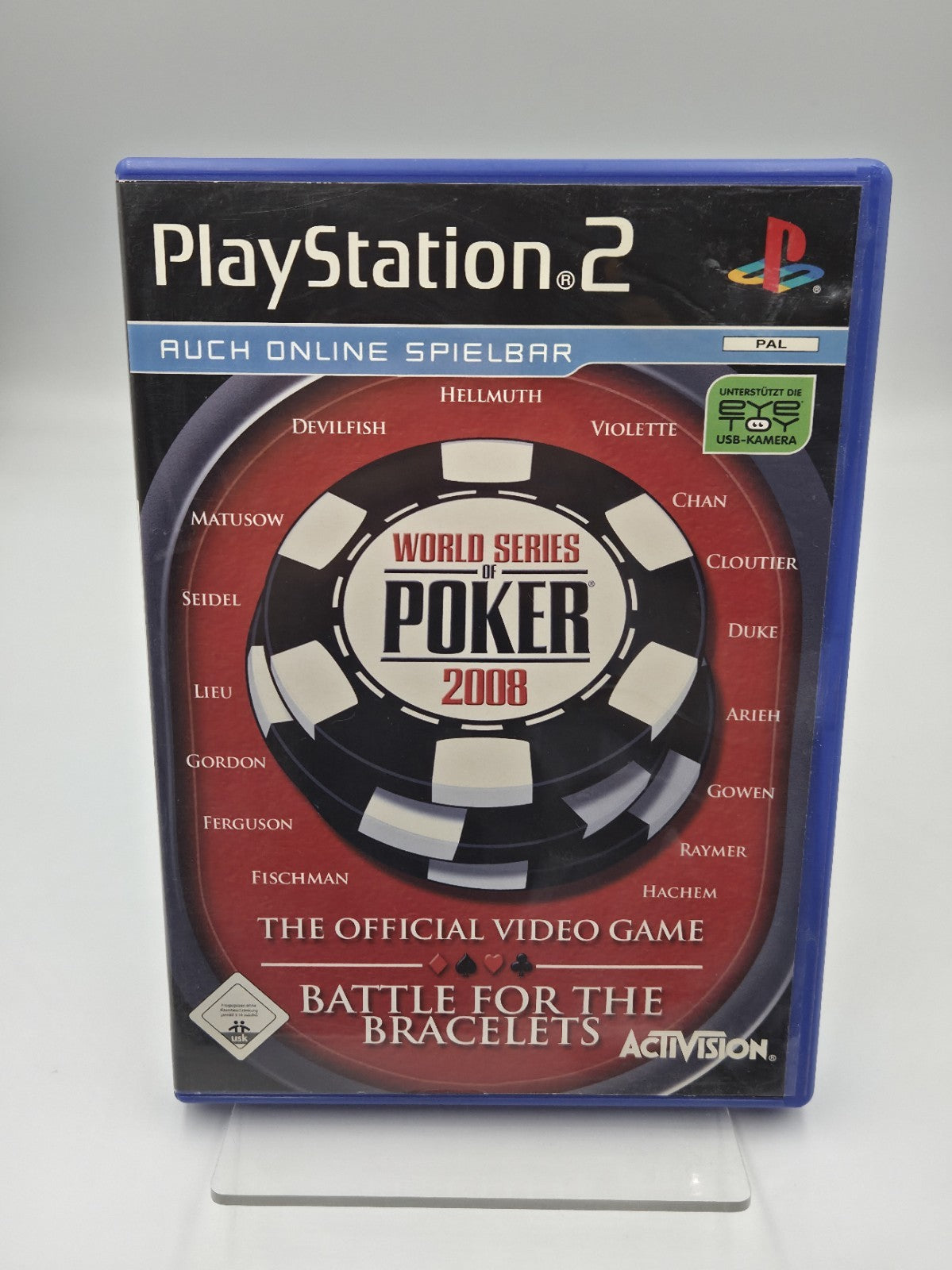 PS2 Playstation 2 Spiel World Series of Poker 2008 mit OVP und Anleitung Deutsch