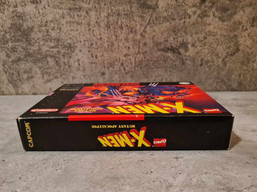 SNES Super Nintendo X-Men Mutant Apocalypse mit OVP und Anleitung NTSC-USA - T-Retro-Games 