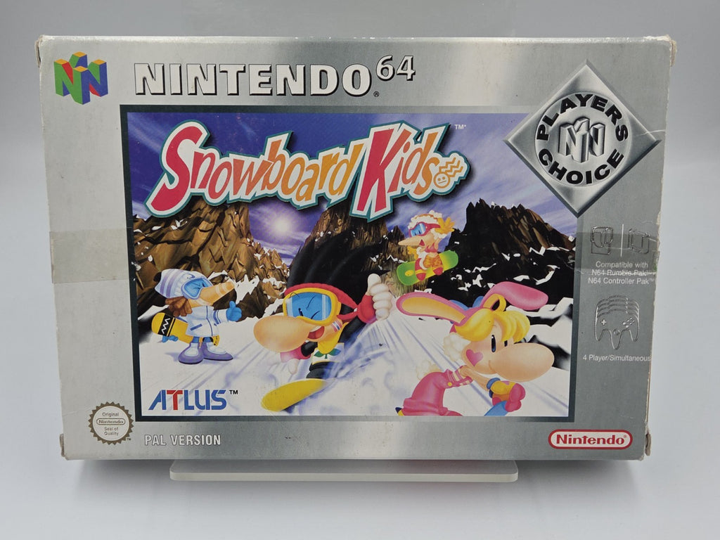 N64 Nintendo 64 Spiel Snowboard Kids mit OVP und Anleitung EUR