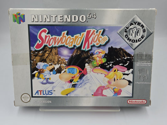 N64 Nintendo 64 Spiel Snowboard Kids mit OVP und Anleitung EUR