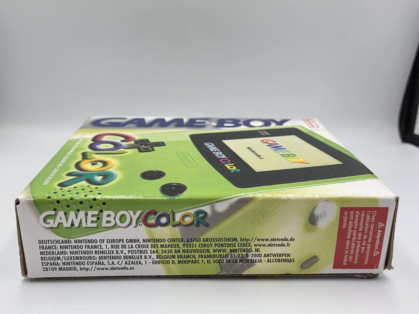 Nintendo Game Boy Color OVP Console Konsole EUR Neon Grün Lime Green 