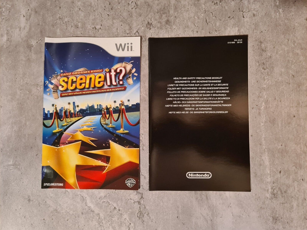 Nintendo Wii Spiel Ganz großes Kino! Scene it? mit OVP und Anleitung NOE - T-Retro-Games 