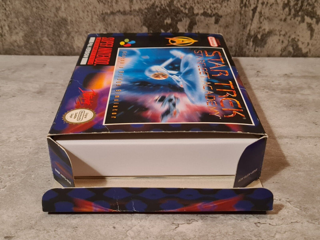 SNES Super Nintendo Star Trek Starfleet Academy mit OVP und Anleitung NOE - T-Retro-Games 