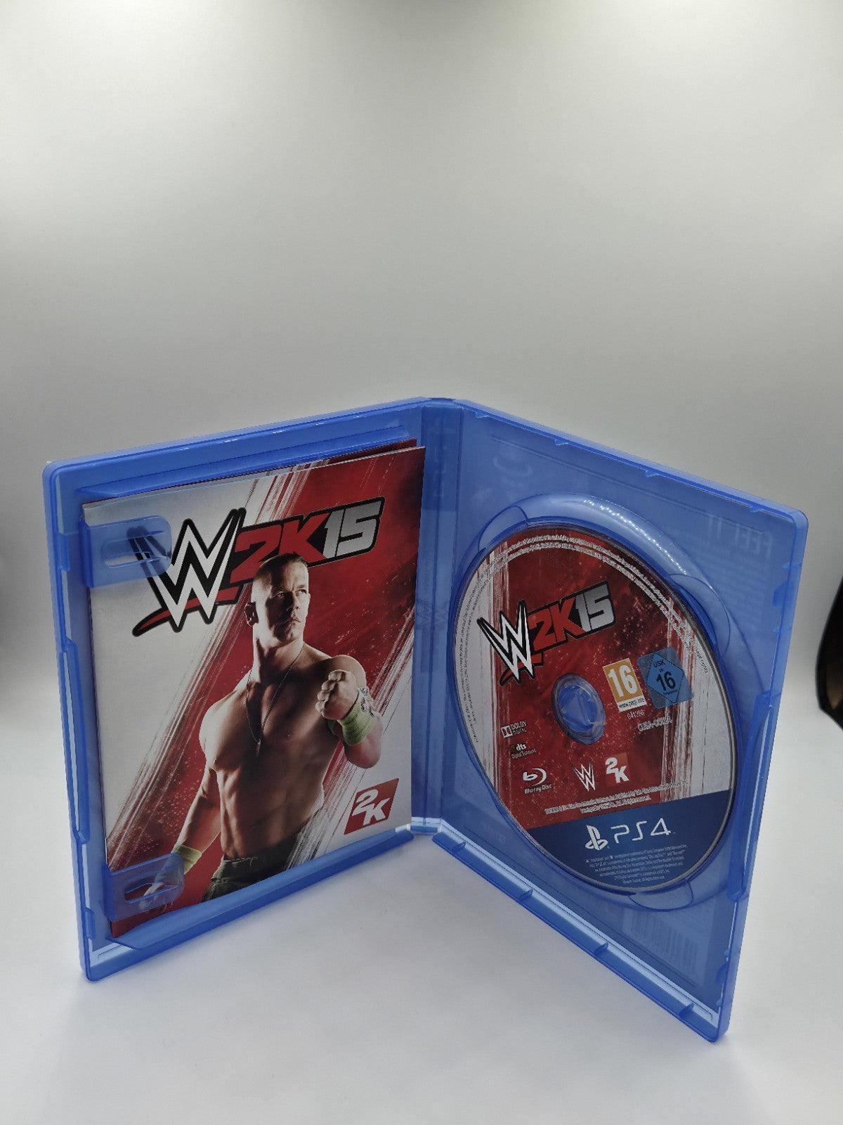 PS4 Playstation 4 Spiel WWF2K15 mit OVP und Anleitung Deutsch