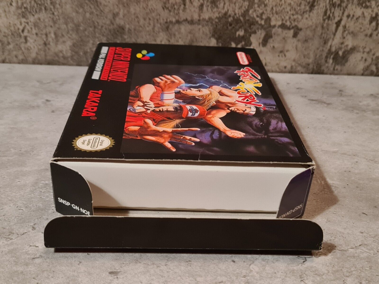 SNES Super Nintendo Fatal Fury mit OVP und Anleitung NOE - T-Retro-Games 