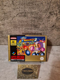 SNES Super Nintendo Super Bomberman 2 mit OVP und Anleitung NOE - T-Retro-Games 