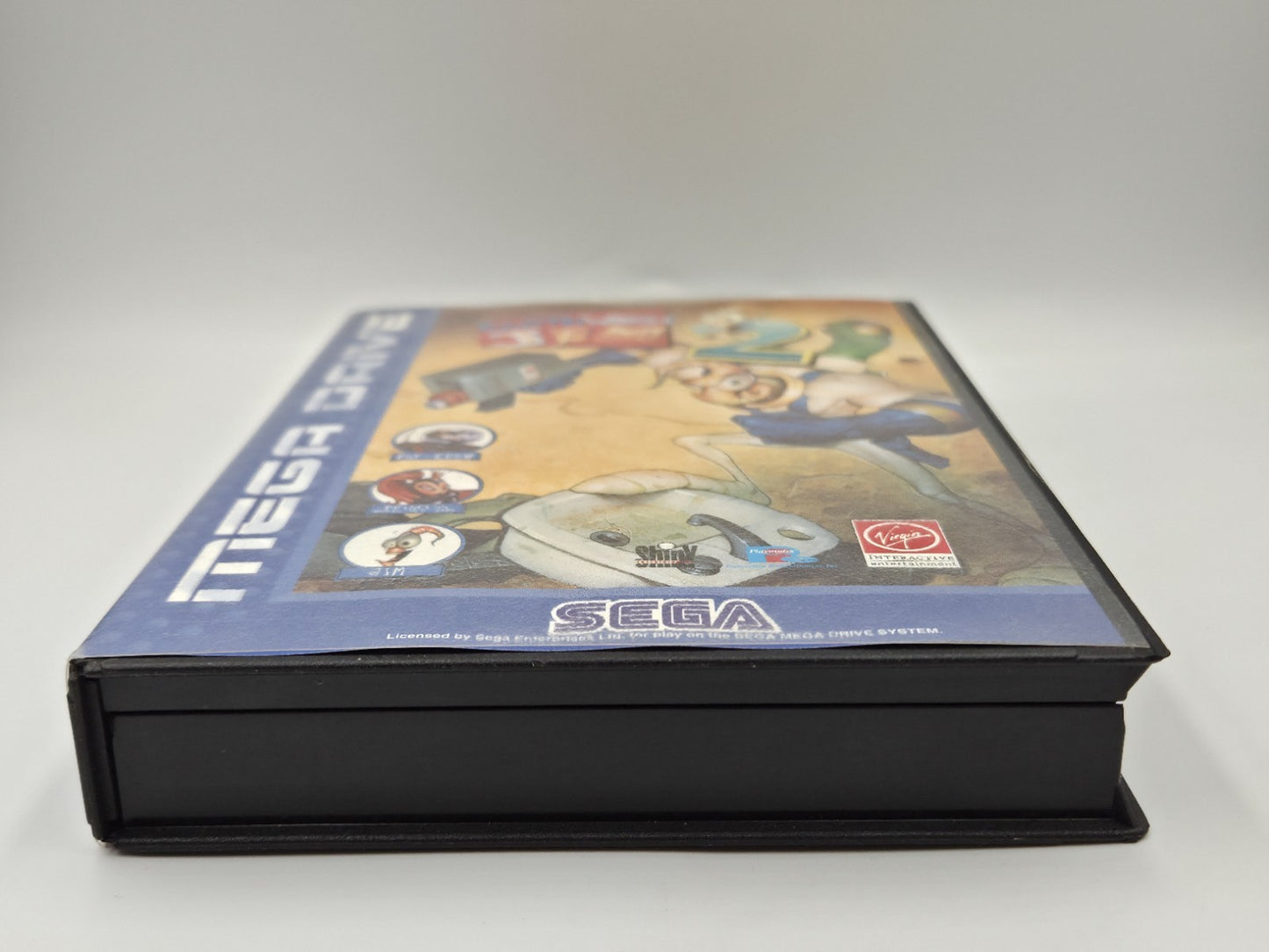 Sega Mega Drive Spiel Earthworm Jim 2 mit OVP und Anleitung Multi Language 