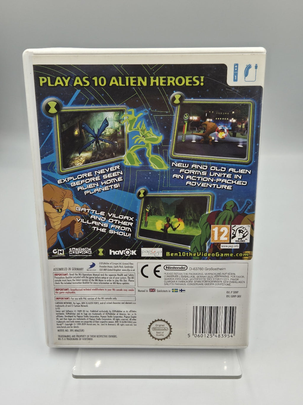 Nintendo Wii Spiel Ben 10 Alien Force Vilgax Attacks mit OVP und Anleitung UKV
