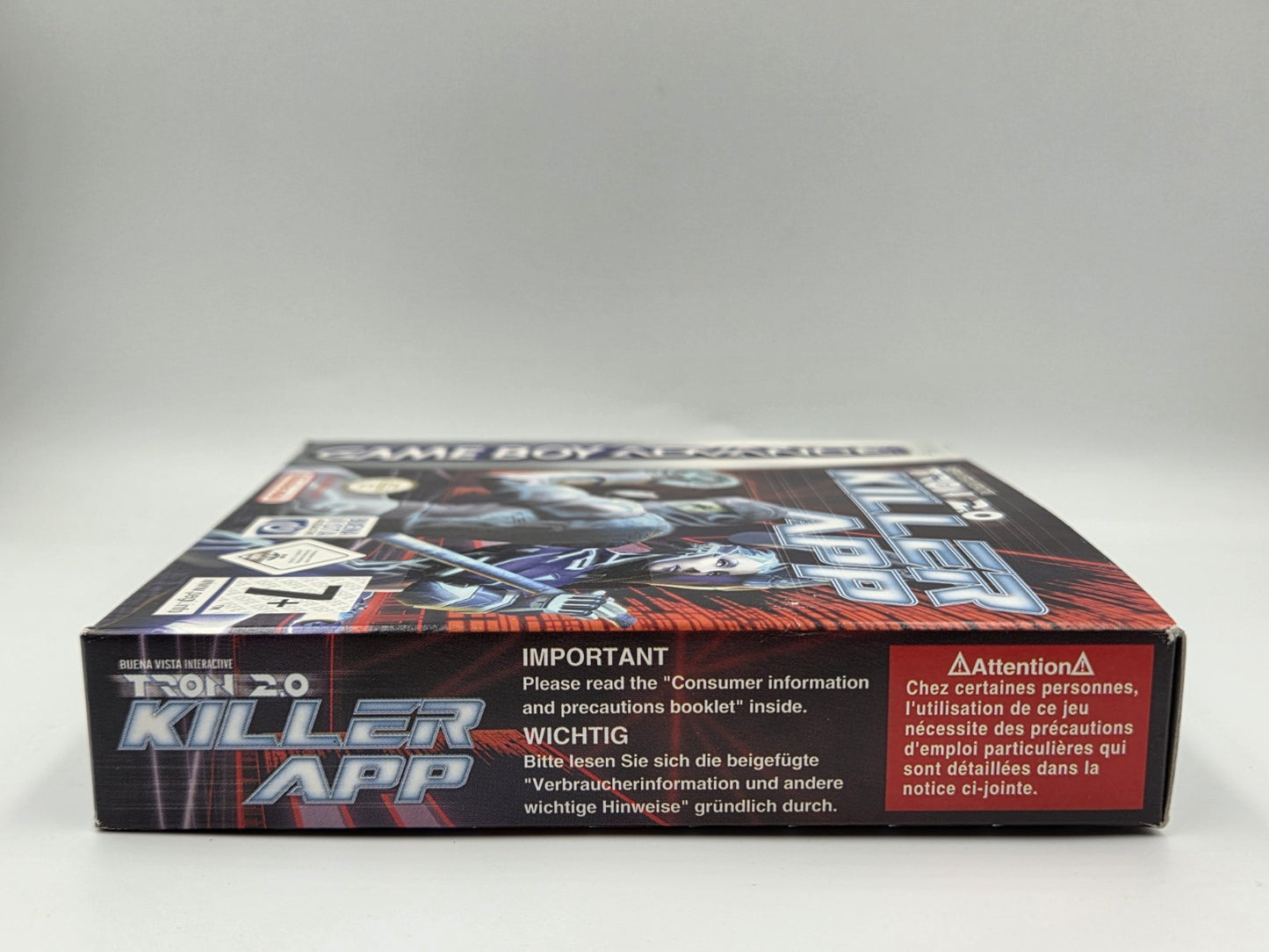 Nintendo Game Boy Advance Tron 2.0 Killer APP mit OVP und Anleitung EUR
