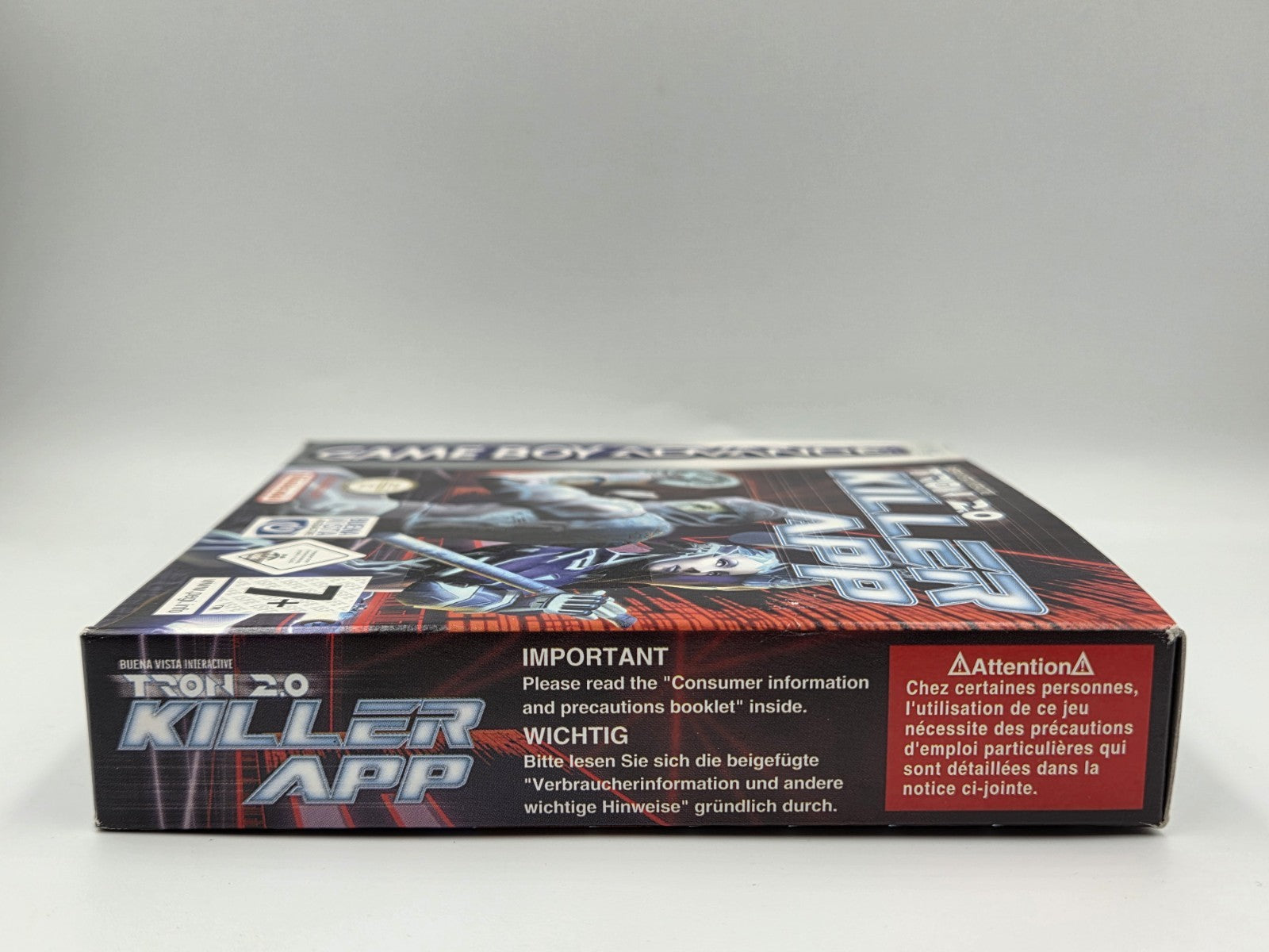 Nintendo Game Boy Advance Tron 2.0 Killer APP mit OVP und Anleitung EUR