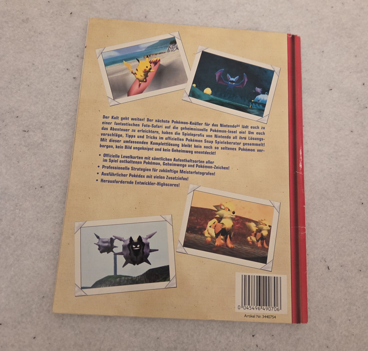 N64 Nintendo 64 Pokemon Snap Der offizielle N64 Spieleberater Deutsch  