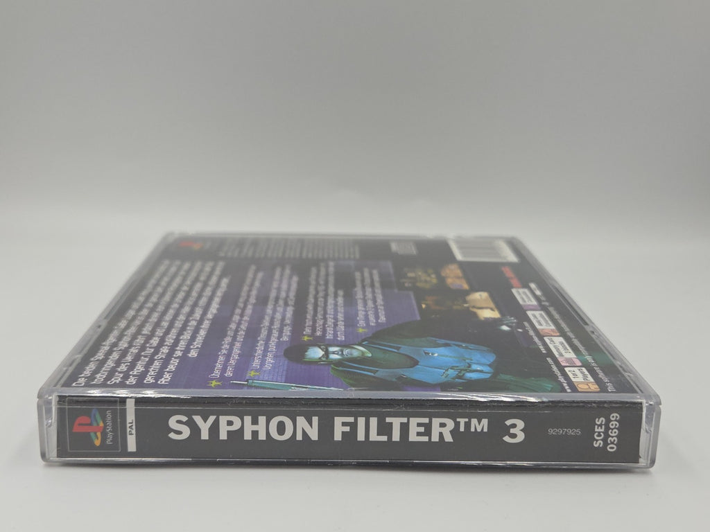 PS1 Playstation 1 Spiel Syphon Filter 3 mit OVP und Anleitung Deutsch