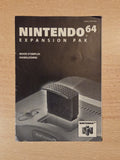 N64 Nintendo 64 Expansion Pak Spielanleitung FAH