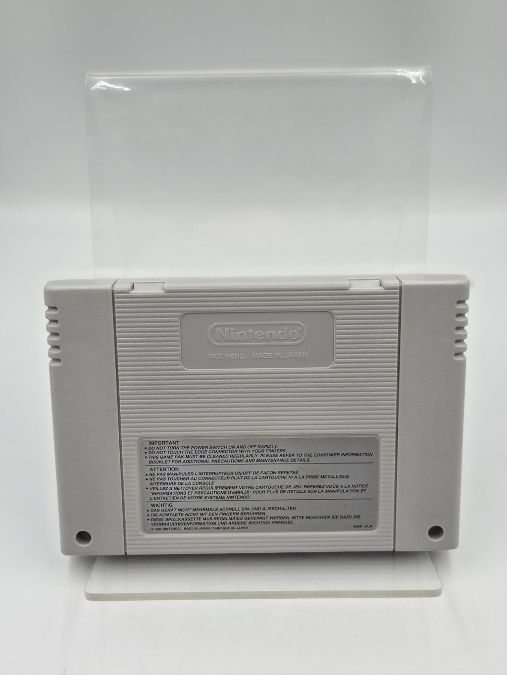SNES Super Nintendo S.O.S. Sink or Swim Modul EUR