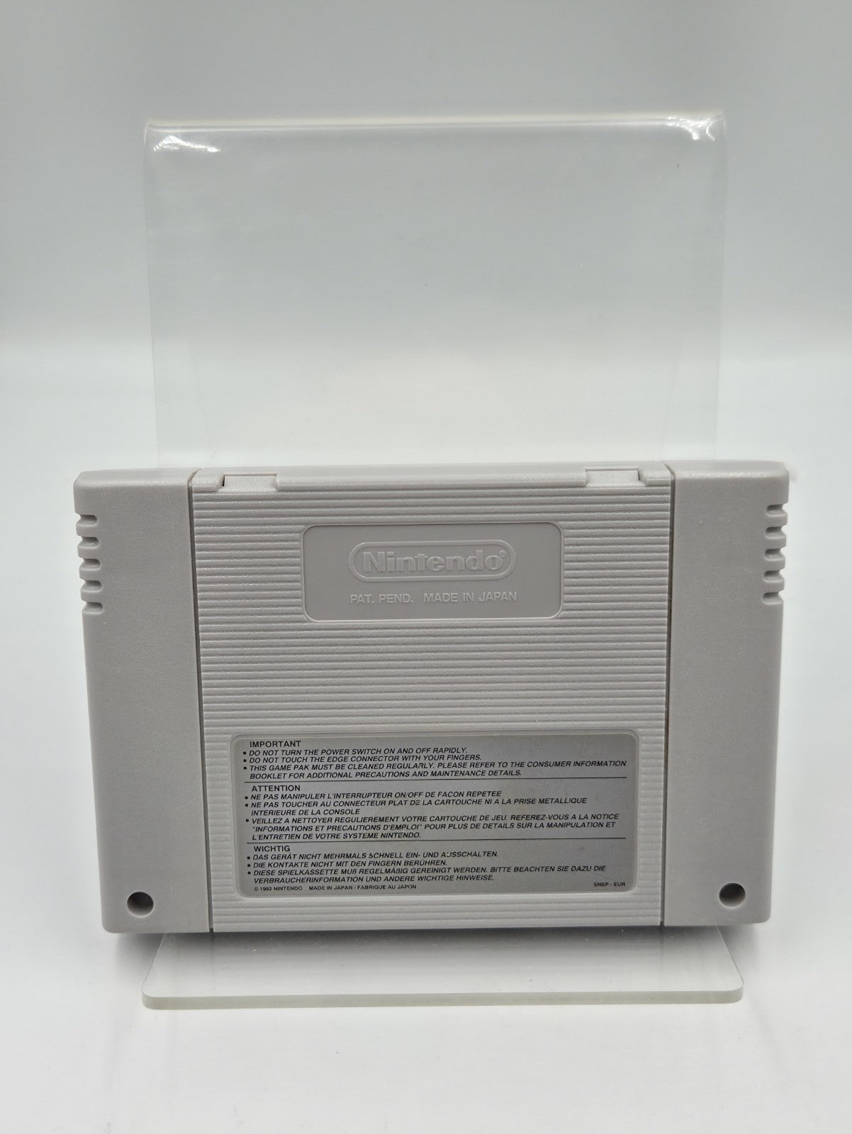 SNES Super Nintendo S.O.S. Sink or Swim Modul EUR