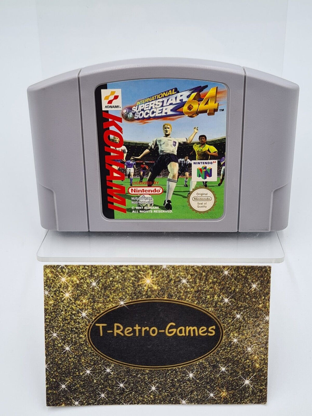 N64 Nintendo 64 International Superstar Soccer 64 EUR Modul - T-Retro-Games 