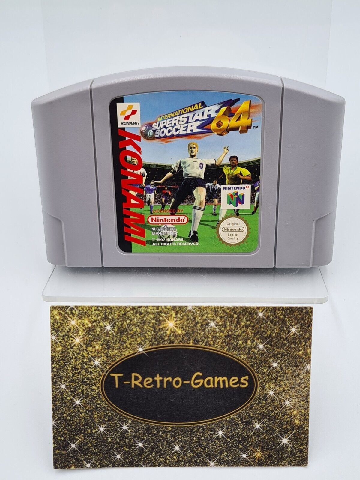 N64 Nintendo 64 International Superstar Soccer 64 EUR Modul - T-Retro-Games 
