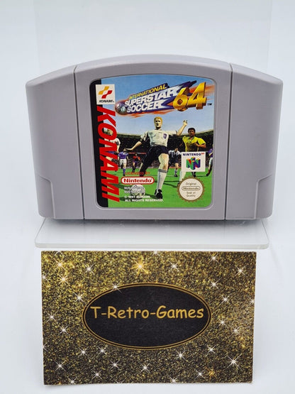 N64 Nintendo 64 International Superstar Soccer 64 EUR Modul - T-Retro-Games 