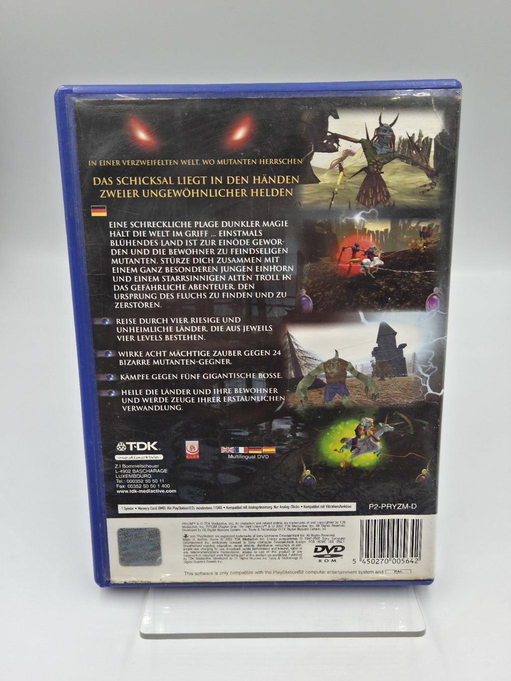 PS2 Spiel Pryzm Chapter One: The Dark Unicorn mit OVP + Anleitung Deutsch