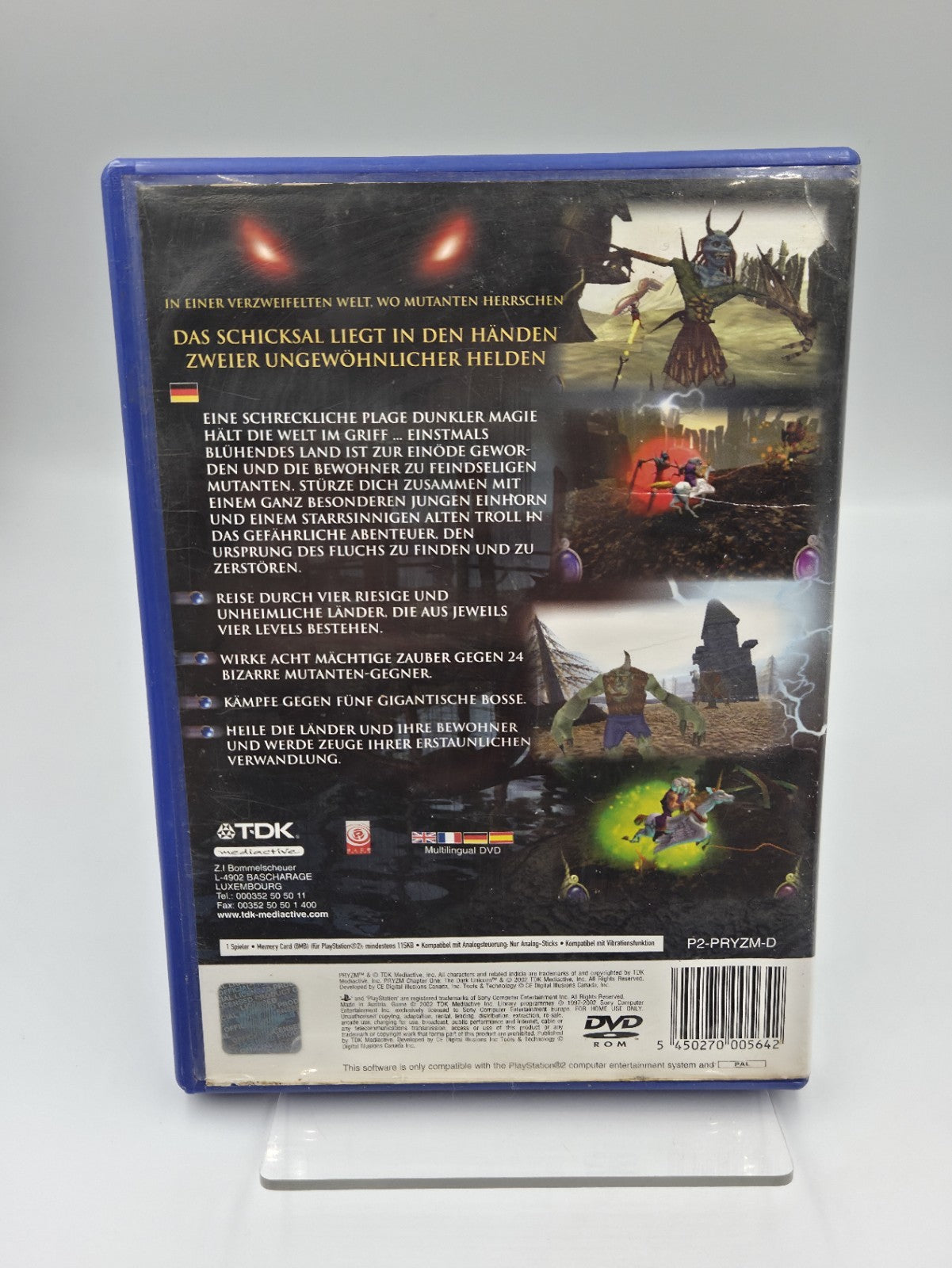 PS2 Spiel Pryzm Chapter One: The Dark Unicorn mit OVP + Anleitung Deutsch