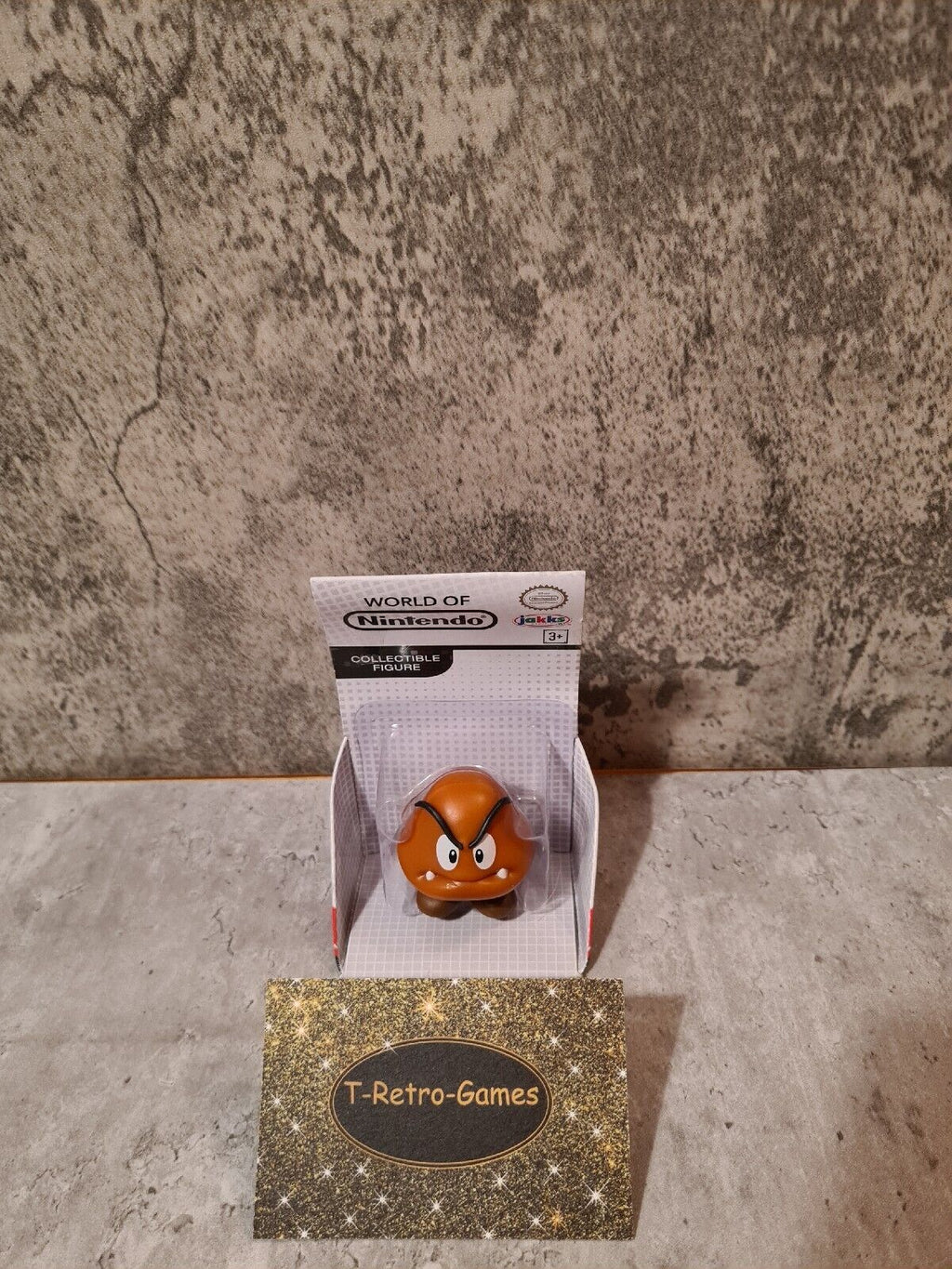World of Nintendo Collectible Figur Figurine Gumba Neu New Sealed - T-Retro-Games 