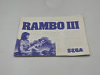 Sega Master System Spiel Rambo III mit OVP und Anleitung Multi Language 