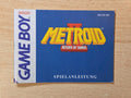 Game Boy Classic Metroid II Return of Samus Instruction Booklet NOE