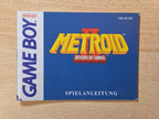 Game Boy Classic Metroid II Return of Samus Instruction Booklet NOE