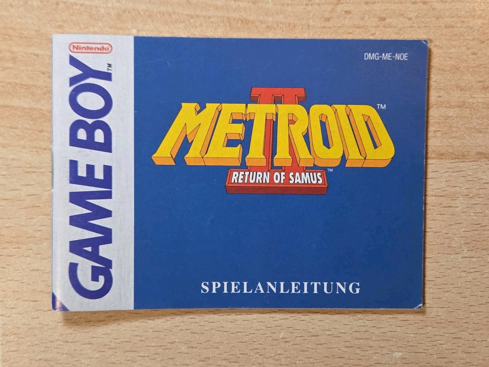 Game Boy Classic Metroid II Return of Samus Instruction Booklet NOE