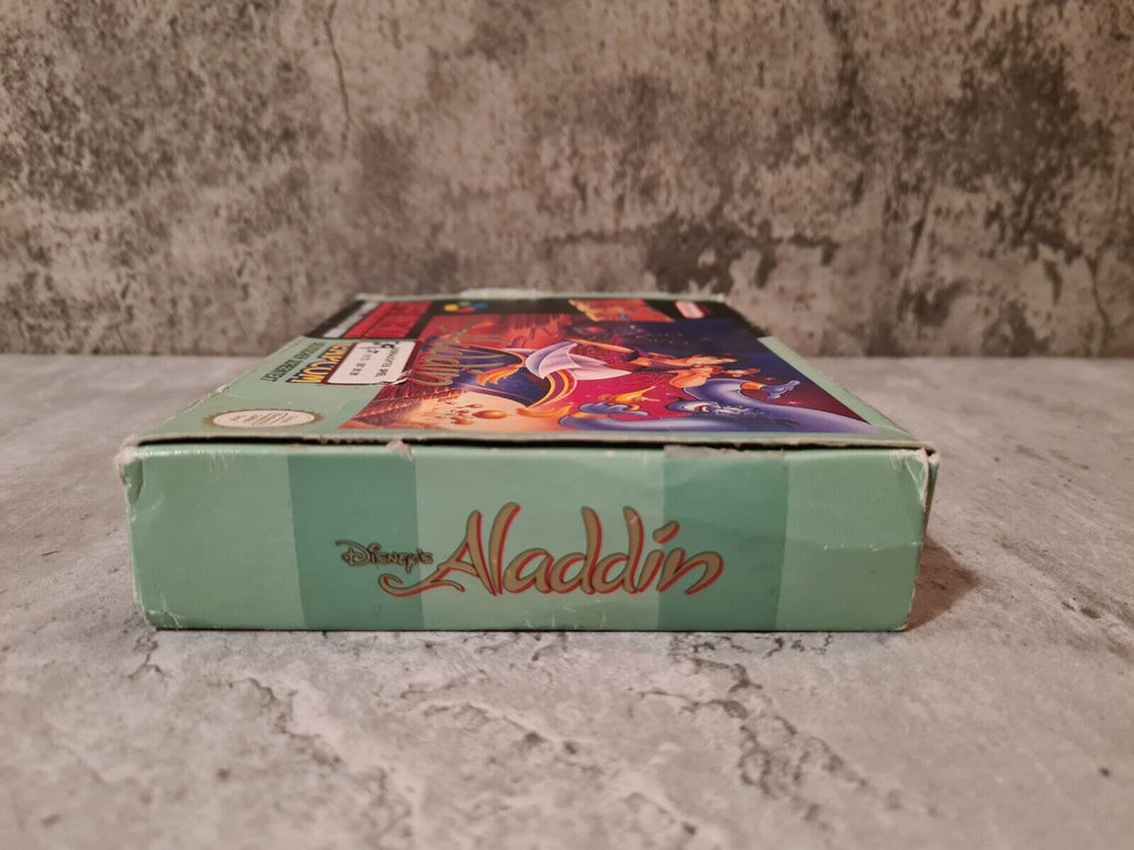 SNES Super Nintendo Disney's Aladdin mit OVP und Anleitung NOE/SFRG - T-Retro-Games 