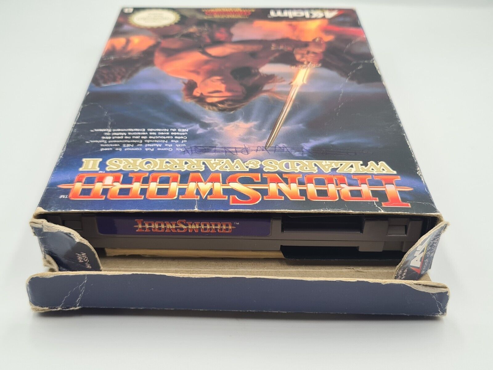 NES IronSword Wizards & Warriors II mit OVP und Anleitung FRA - T-Retro-Games 