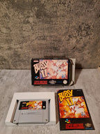 SNES Super Nintendo Bubsy II mit OVP und Anleitung EUR - T-Retro-Games 