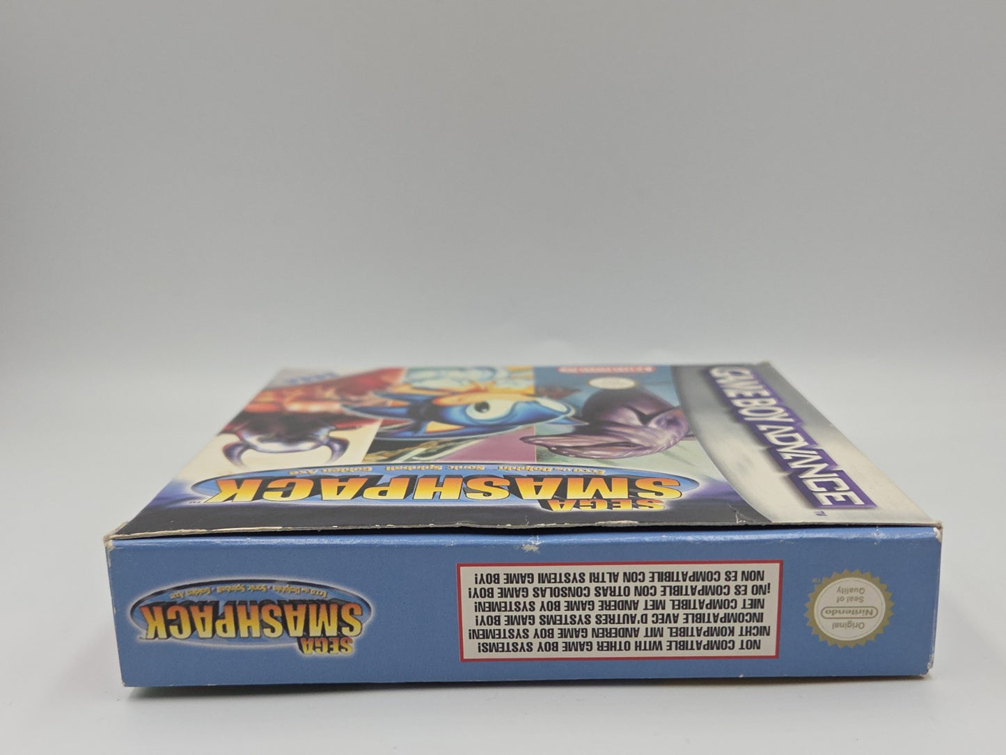 Nintendo Game Boy Advance Spiel Sega Smashpack mit OVP und Anleitung EUR