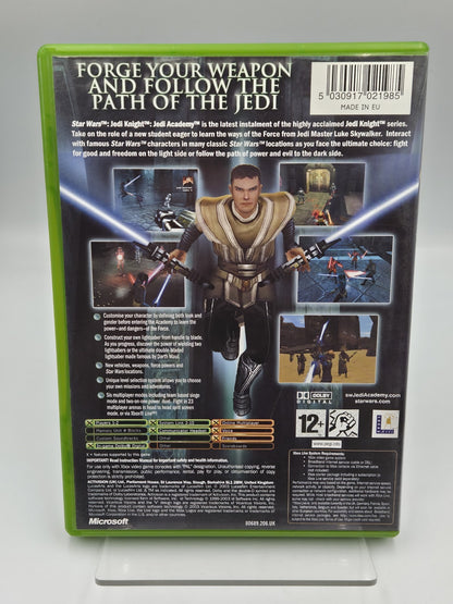 XBOX Spiel Star Wars Jedi Knight Jedi Academy mit OVP und Anleitung Englisch
