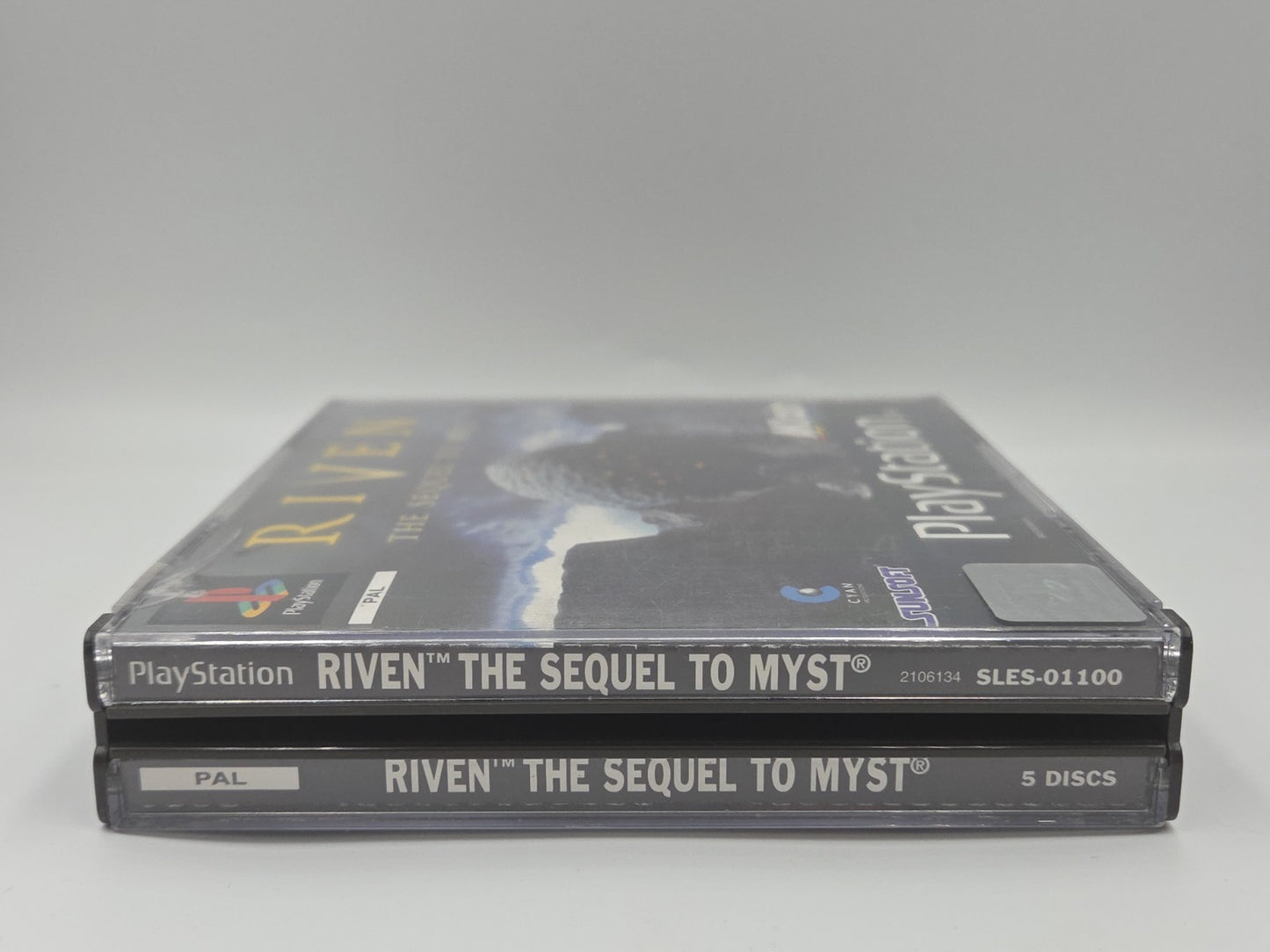 PS1 Playstation 1 Spiel Riven Sequel To Myst mit OVP und Anleitung Deutsch